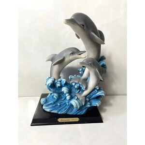 Leonardo Collection Dolphin Statue Living Room Decorative Sculpture